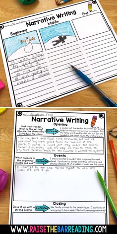 how to teach students to write a narrative essay