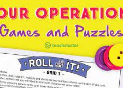 Four Operations Games and Puzzles