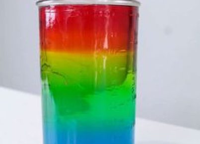 Rainbow Water Density Tower - Science Made Simple and Fun!
