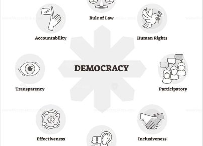 Democracy vector illustration – VectorMine
