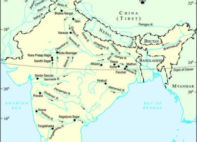 River Map of India _ Major India River Map _ WhatsAnswer