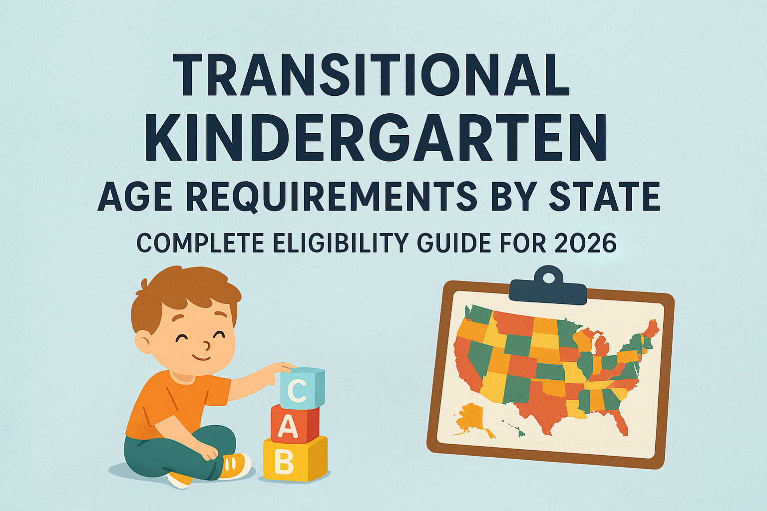 "Transitional Kindergarten Age Requirements by State: Complete ...